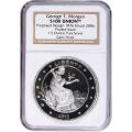 Certified $100 Silver Union 1.5 Ounce Proposed 1876 Design Struck 2006 NGC Gem Proof