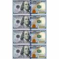 Uncut Currency Sheet 4 x $100 2009A UNC