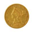$10 Gold Liberty 1861 XF