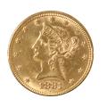 $10 Gold Liberty 1881 AU