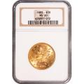 Certified $10 Gold Liberty 1883 MS60 NGC