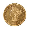 $10 Gold Liberty 1885 AU