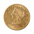 $10 Gold Liberty 1887-S AU