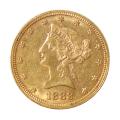 $10 Gold Liberty 1888-S AU