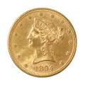 $10 Gold Liberty 1894 AU