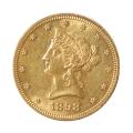 $10 Gold Liberty 1898 AU
