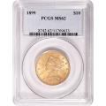 Certified $10 Gold Liberty 1899 MS62 PCGS