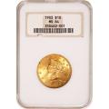 Certified $10 Gold Liberty 1903 MS64 NGC