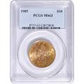 Certified US Gold $10 Liberty 1905 MS63 PCGS