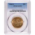 Certified $10 Gold Liberty 1906-D AU53 PCGS 