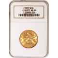 Certified $10 Gold Liberty 1907 MS60 NGC