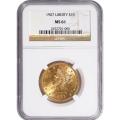 Certified $10 Gold Liberty 1907 MS61 NGC