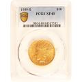 Certified $10 Gold Indian 1909-S XF40 PCGS