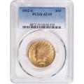 Certified $10 Gold Indian 1912-S AU55 PCGS