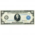 1914 $10 Federal reserve Note VF