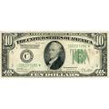 1928B $10 STAR Federal Reserve Note F