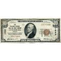 1929 $10 National Bank Note Lynchburg VA Charter #1522 F-VF