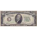 1934A $10 Federal Reserve Note F-VF