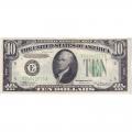 1934A $10 Federal Reserve Note XF-AU
