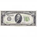 1934 $10 Federal Reserve Note XF-AU