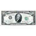 1950A $10 Federal Reserve Note UNC