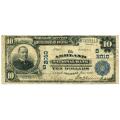 1902 $10 National Bank Note Ashland KY Charter #2010 Fine