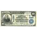 1902 $10 National Bank Note Hagerstown MD Charter #4856 VF