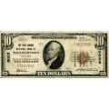 1929 $10 National Bank Note Elizabethtown KY Charter #6028 F
