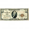 1929 $10 Federal Reserve Note Atlanta GA G-VG