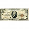 1929 $10 Federal Reserve Note Boston MA G-VG