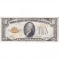 1928 $10 Small Size Gold Certificate VF