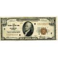 1929 $10 Federal Reserve Note Richmond VA F-VF