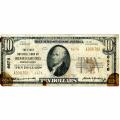 1929 Type II $10 National Bank Note Rimersburg PA Charter# 6676 Fine Details