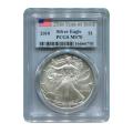 Certified Uncirculated Silver Eagle 2010 MS70 PCGS 25th Anniversary