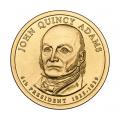 Presidential Dollars John Quincy Adams 2008-D 25 pcs (Roll)