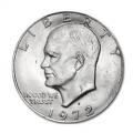 Eisenhower Dollar 1972-S 40% Silver BU