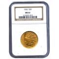 Certified US Gold $10 Indian MS61 (Dates Our Choice) PCGS or NGC