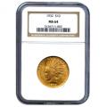 Certified US Gold $10 Indian MS64 (Dates Our Choice) PCGS or NGC
