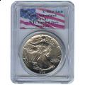 Certified Silver Eagle WTC Ground Zero Recovery 1989 Gem Unc PCGS