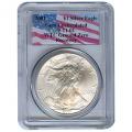 Certified Silver Eagle WTC Ground Zero Recovery 2001 Gem Unc PCGS