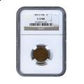 Certified Lincoln Cent 1909-S VDB F12 BN NGC
