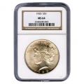 Certified Peace Silver Dollar 1925 MS64 NGC