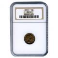 Certified Barber Dime 1911 MS64 NGC