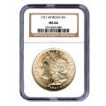 Certified Morgan Silver Dollar 1921 MS64 NGC