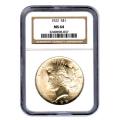 Certified Peace Silver Dollar 1922 MS64 NGC