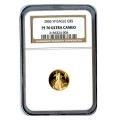 Certified Proof American Gold Eagle $5 2006 PF70 NGC