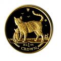 Isle of Man Gold Cat 1 Ounce 2002