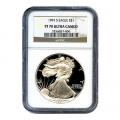Certified Proof Silver Eagle 1991 PF70 NGC