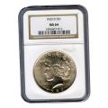 Certified Peace Silver Dollar 1926-D MS64 NGC