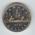 Canada 1972 silver dollar Voyageur